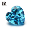  Loose Gemstone Heart cut 9mm Aquamarine cubic zirconia stones 