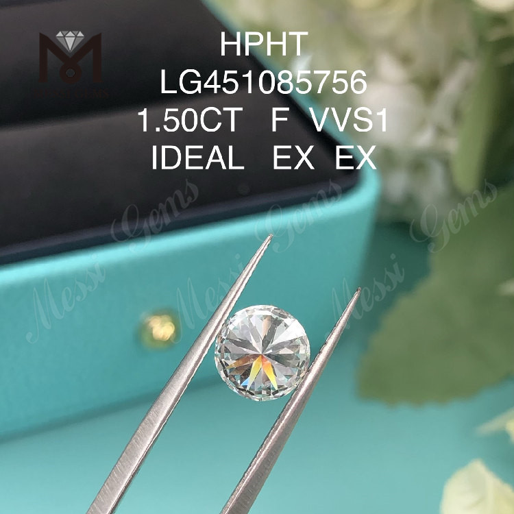 1.50ct RD F VVS1 IDEAL Cut lab grown vvs diamonds