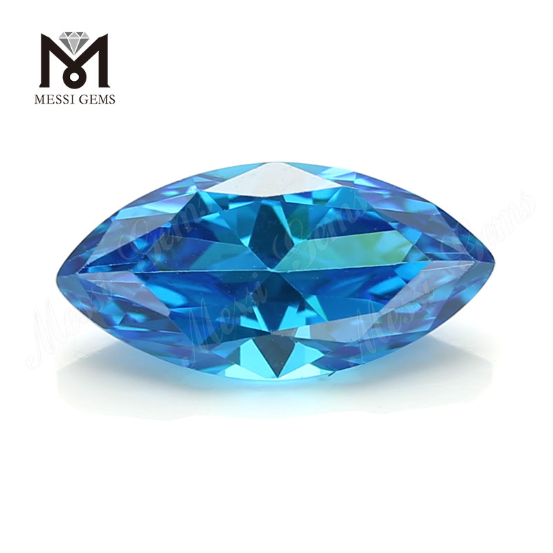 Marquise CZ 7x14 mm en saphir en zircone cubique en saphir pierre de zircone