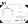 0.69ct FIY colored fancy yellow lab grown diamonds VS1 Radiant cut 