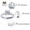 Messi Gold Schmuck 14k 18k Weiße Goldschmuck Ringe 8 Stecker Kulisse