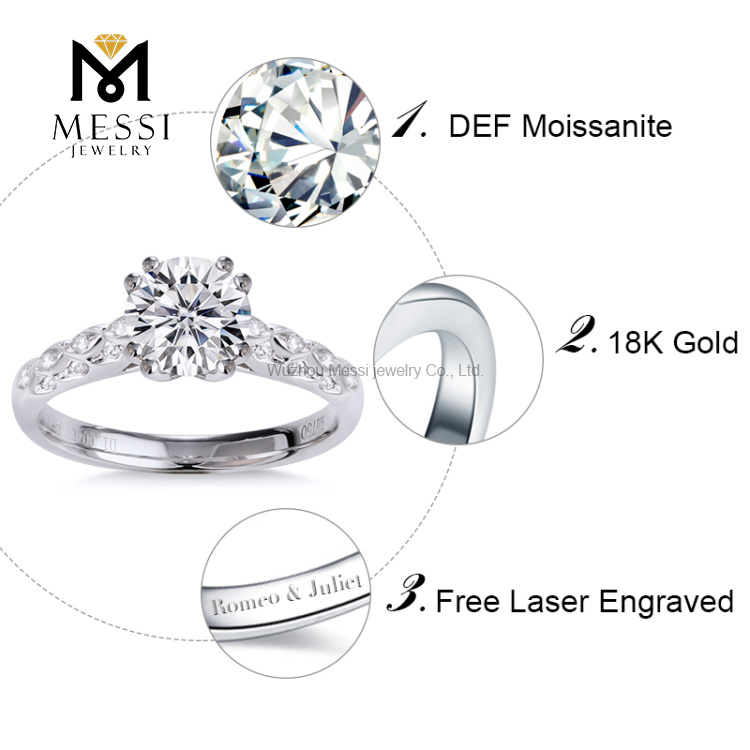 Messi Gold Schmuck 14k 18k Weiße Goldschmuck Ringe 8 Stecker Kulisse