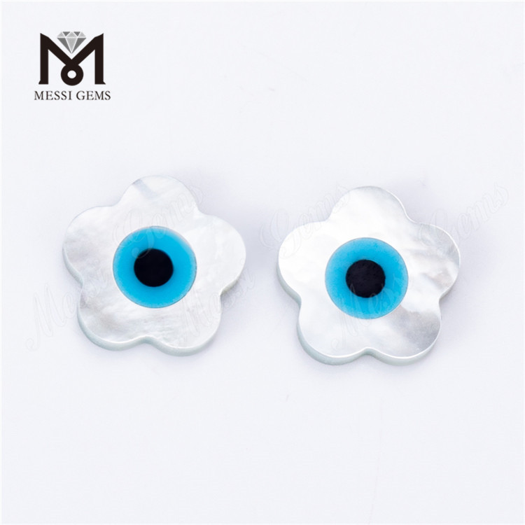 8mm-12mm Flower shape eye shell mother of pearl