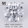 HPHT 1.07CT D VVS1 3EX RD Lab Diamonds 