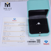 18k white gold 0.56ct D VVS2 lab diamond ring platinum wedding man made diamond ring
