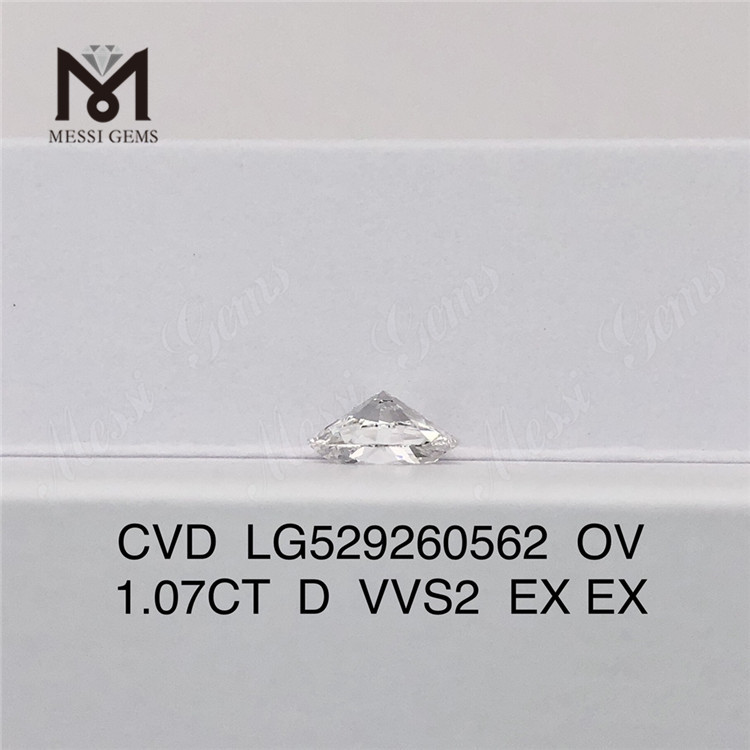 1.07ct D Vvs Lab Diamond OVAL Best Loose Lab Diamond CVD