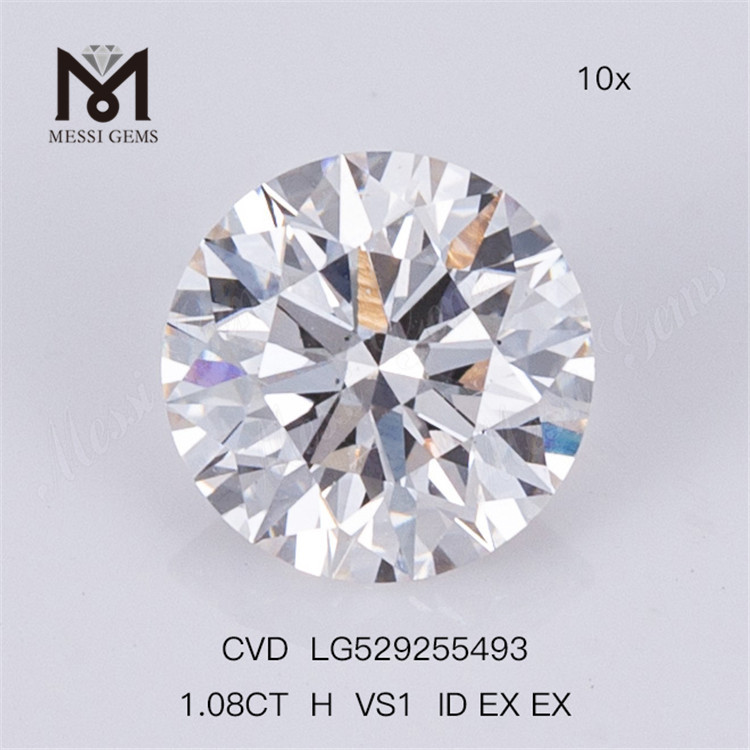 1.08Ct H Best Sell Loose Lab Diamond Round 1ct Loose Lab Diamond
