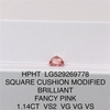 1.14ct Fancy Pink Loose SQ Synthetic Diamonds HPHT Diamond Wholesale Price LG529269778