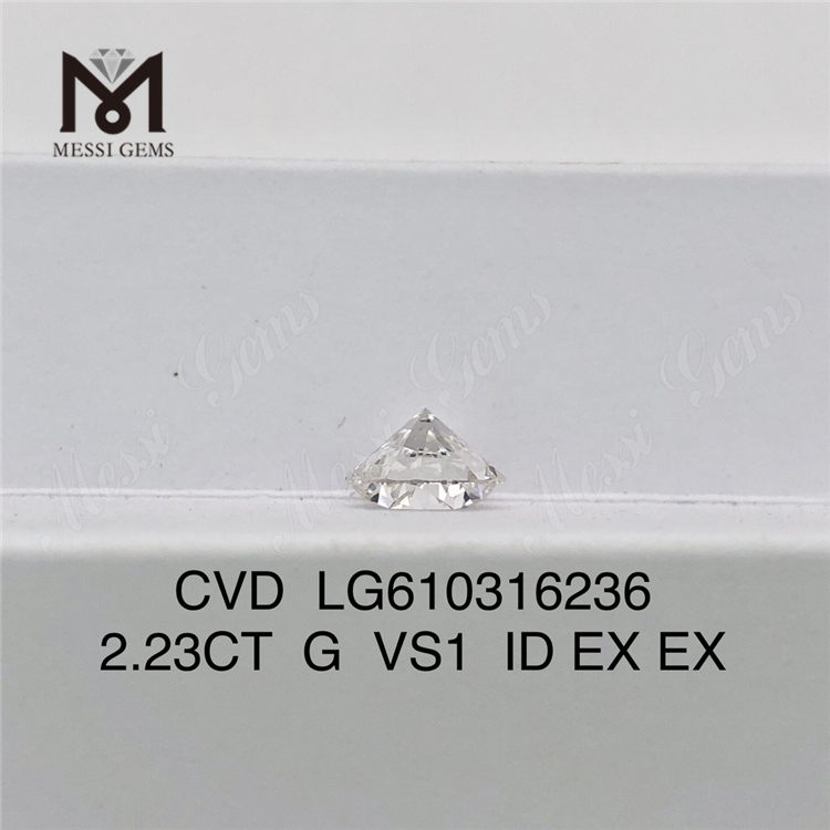 2.23CT G VS1 CVD cost lab grown diamonds Sustainable Brilliance by IGI丨Messigems LG610316236