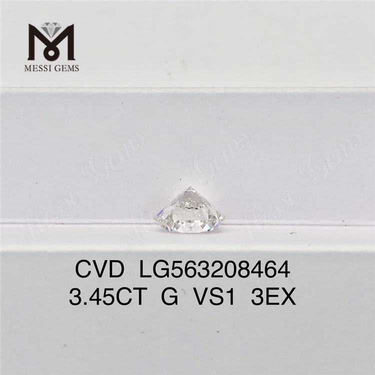 3.45CT G VS1 3EX Unleash Your Creativity with Lab-Grown Diamonds CVD LG563208464 丨Messigems