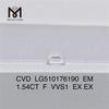 1.54CT F VVS1 EM igi certified diamonds vvs Elegant Choices 丨Messigems LG510176190