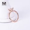 2carat rose gold lab diamond oval diamond ring on sale