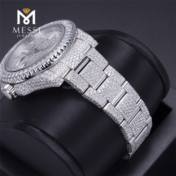 moissanite diamond cartier watch