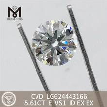 5.61ct E VS1 ID lab cultured diamonds CVD LG624443166丨Messigems