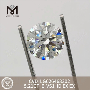 5.21CT E VS1 ID CVD Laboratory-made Diamonds LG626468302丨Messigems