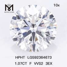 1.07CT F VVS2 3EX Lab Grown HPHT Diamonds LG592364673