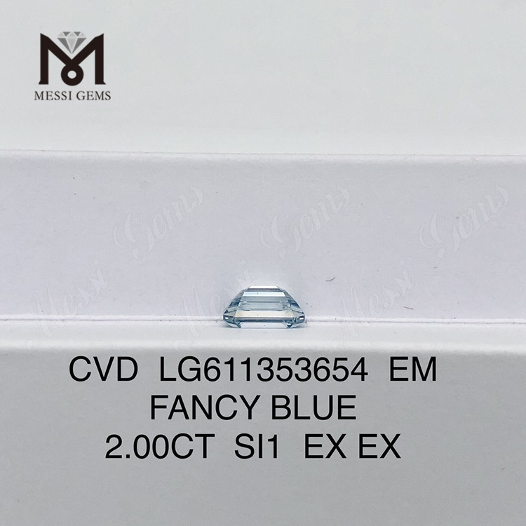 2.00CT SI1 EM FANCY BLUE Cvd Diamond Price Per Carat Price LG611353654 