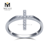 11 D VVS lab grown Cross style Collection of Platinum Lab Grown Diamond Rings