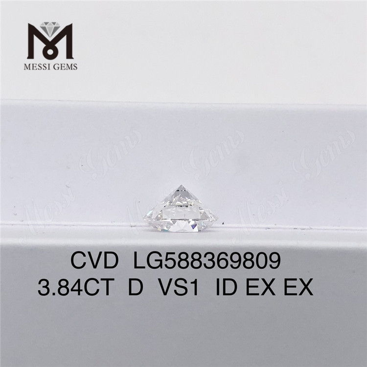 3.84ct IGI certification diamond D VS1 CVD diamond Crafting Unique Jewelry 丨Messigems LG588369809