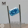 3.13CT VS1 EX VG RECTANGULAR FANCY VIVID BLUE CVD IGI lab created diamonds LG617411388丨Messigems