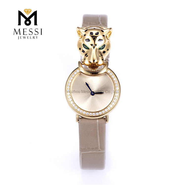 Distinctive Leopard Moissanite Watches for Women