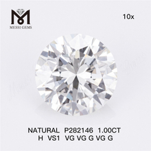 1.00CT H VS1 VG VG G VG G Crafting Jewelry with Natural Diamonds P282146 - Unleash Your Creativity丨Messigems