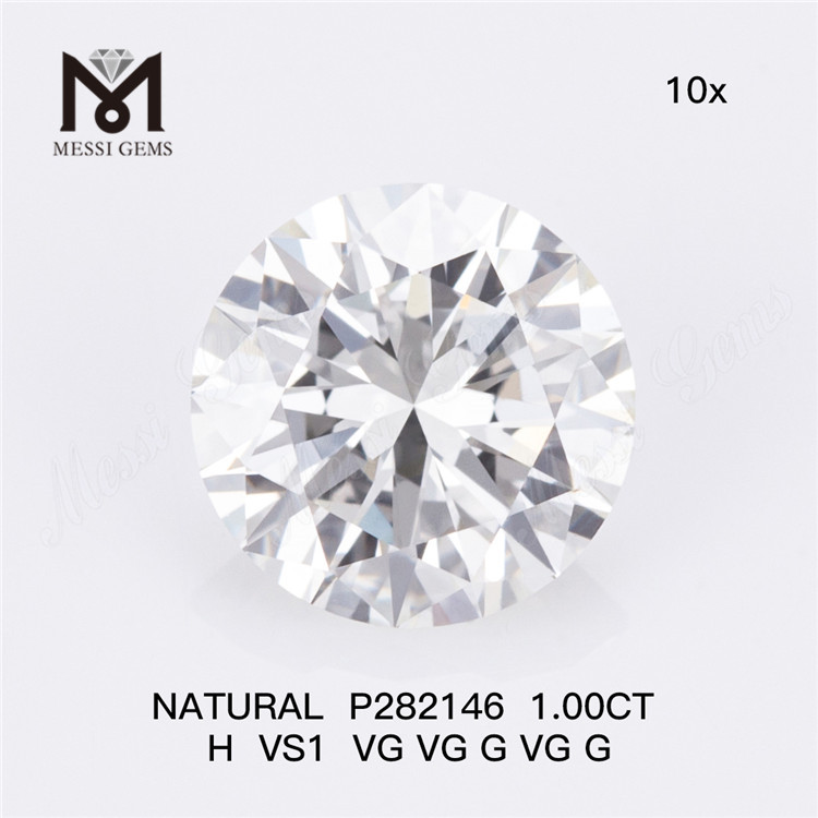 1.00CT H SI2 VG VG VG VG VG 1 Carat Natural Diamond Selection Unveil Timeless Beauty P282147丨Messigems