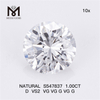 1.00CT D VS2 VG VG G VG G INMINUENTO 1 CARATO Diamantes naturales Investigue el lujo S547837 丨 Messigems