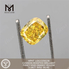 3.18CT VVS2 CUSHION FANCY VIVID ORANGY yellow loose grown diamond LG615358238