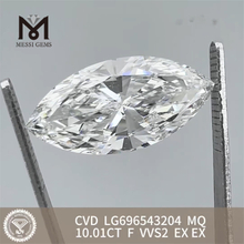 10.1ct f MQ VVS EX EX Simulated Diamond CVD LG696543204