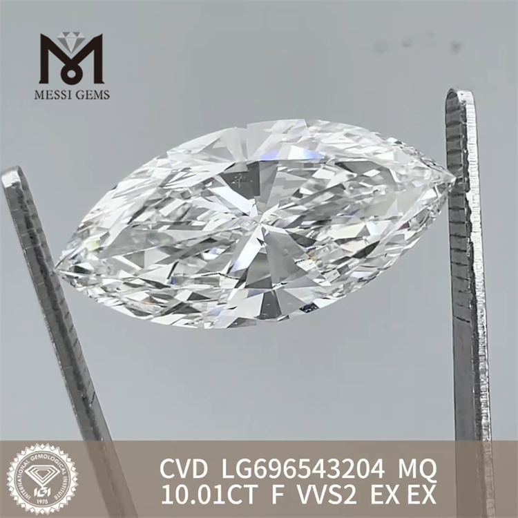 10.1ct f MQ VVS EX EX Simulated Diamond CVD LG696543204