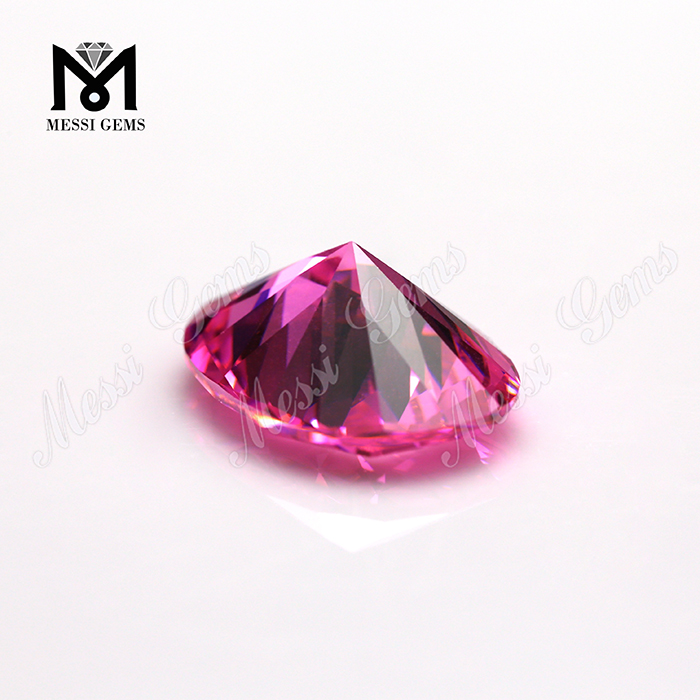 Оптовая машина вырезан овальный 10 х 8 мм розовый CZ Loie Cubic Cyrconia Stane 