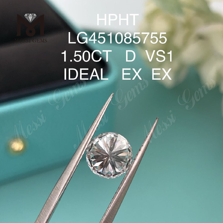 1.50ct D VS1 RD lab grown diamond IDEAL Cut