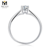 Fancy Design 925 Sterling Silver Ring Hollow Woman Ring 1ct Moissanite Ring
