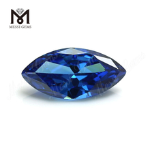 High Quality marquise Shape 7x14mm Blue topaz CZ Cubic Zirconia Stone Price 