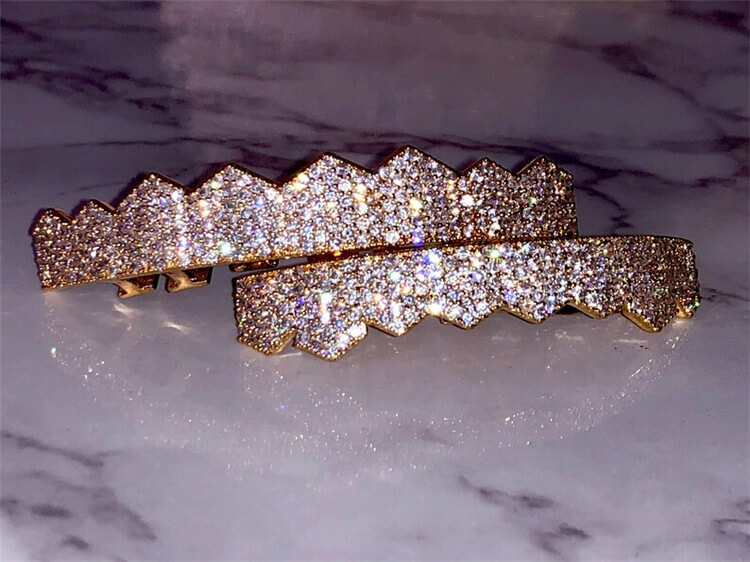 moissanite grills teeth