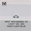 NF212200005 OV 1.01CT VS1 2EX FANCY LIGHT BLUE Lab Diamonds HPHT