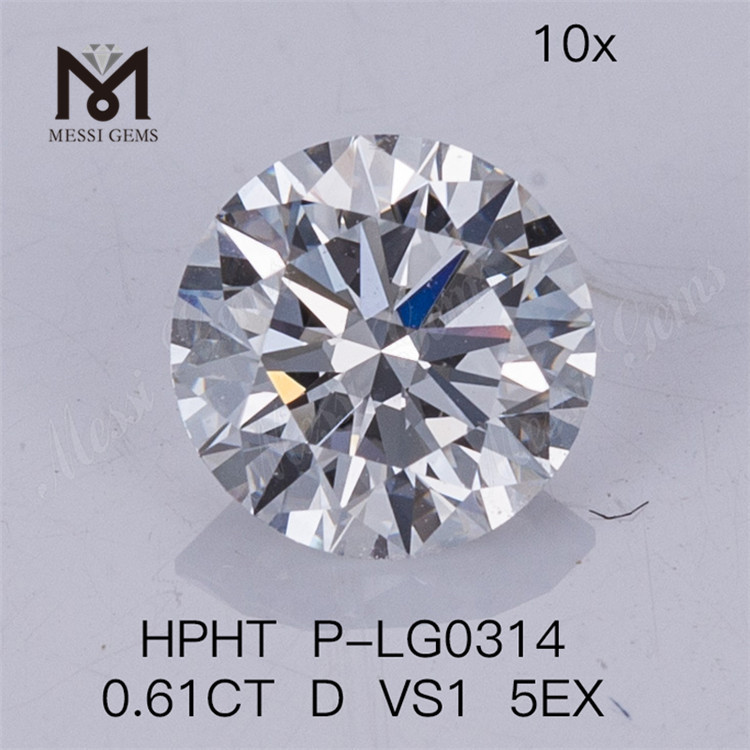 HPHT lab diamond 0.61CT D VS1 5EXLab Diamonds