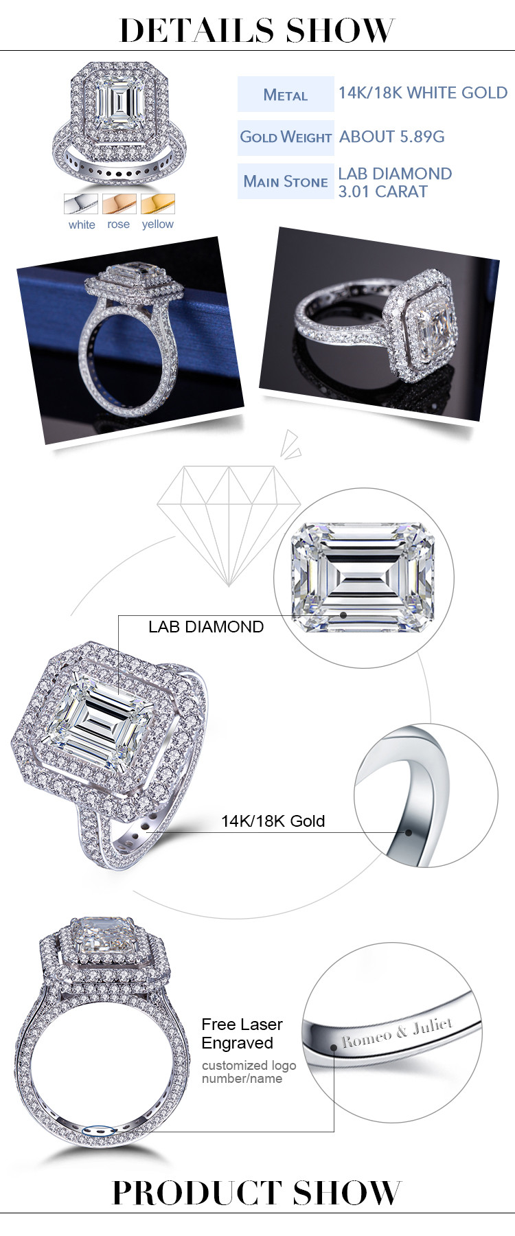 lab diamond ring womens