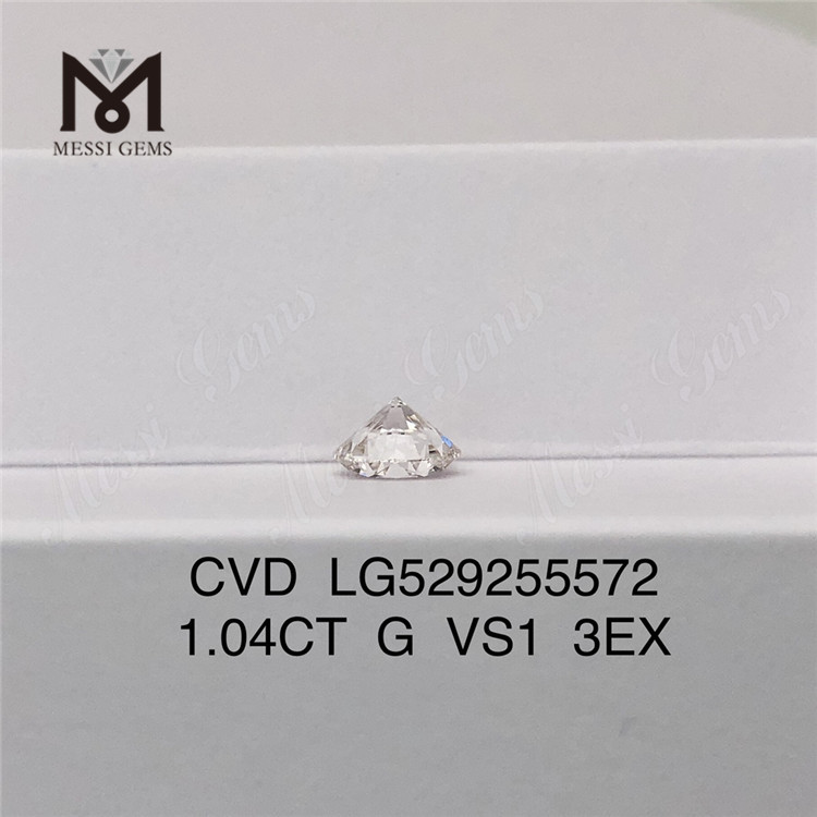 1.04CT G VS1 Cvd Synthetic Diamond 3EX VS Lab Diamond