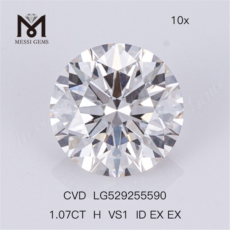 1.07ct H VS Lab Diamond ID RD Cheap Loose Lab Diamond Wholesale