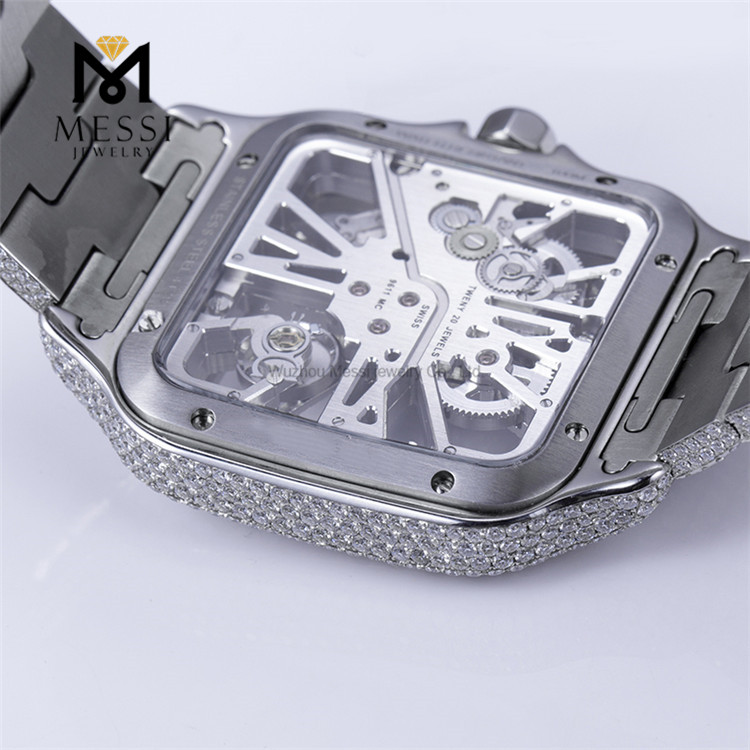 moissanite diamond watch