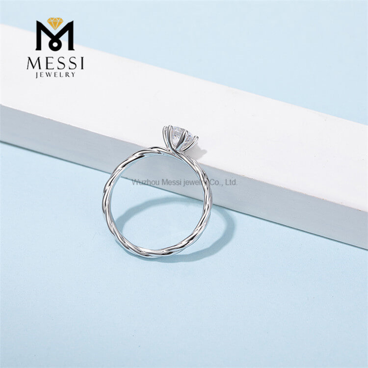 2ct moissanite diamond ring 925 sterling silver ring for wedding