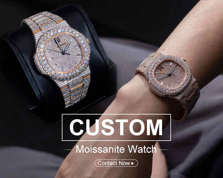 custom moissanite watch_副本