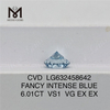 6.01CT VS1 VGFANCY INTENSE BLUE IGI Diamond LG632458642丨Messigems