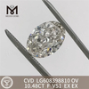 10.48CT OV F VS1 lab grown diamonds loose stones丨Messigems LG608398810 
