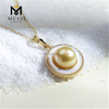 10-11mm S925 Golden South Seas pearl necklace Luxurious