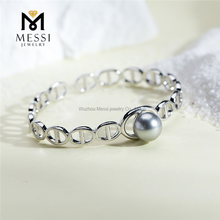 10-11mm Elegant S925 Tahitian pearl bracelets