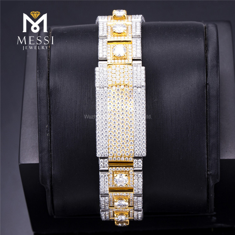 moissanite white gold watches cheap