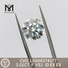 3.01CT F VS1 3ct cvd diamonds Stunning Beauty for sale丨Messigems LG608374177 